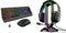 The G-Lab Combo Tungsten - Ensemble Clavier et Souris Gamer sans Fil Rétro Éclairés - Clavier Gaming Wireless AZERTy + Souris Gamer Wireless & K-Stand Radon Support pour Casque/Micro-Casque Gaming