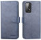 Jenuos für Samsung Galaxy A53 5G Hülle Leder Handyhülle Magnet Klapphülle，Kartenfächer Lederhülle Wallet Flip Schutzhülle kompatibel mit Samsung Galaxy A53 5G 6,5-Blau(A53-SG-DE)