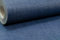 SOPHIE LAURENCE Plain Subtle Shine Shimmer Woven Linen Effect Dark Blue Wallpaper for Living Room (Sample - Dark Blue)