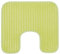 Gözze - Tapis de Toilette antidérapant souple en forme de U, 100% Polyester, 50 x 45 cm - Vert citron