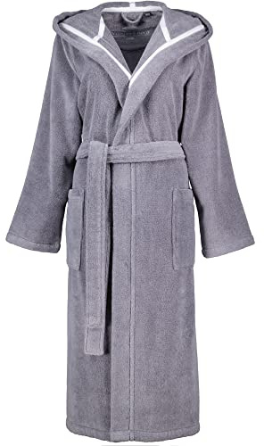 Villeroy & Boch Bademäntel Damen Kapuze 2521 shadow-grey - 77 XL