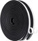Dichtungsband Selbstklebend Türdichtung für Türen Fenster, 6mm(B) x6mm(D)/10m(L) Schaumstoffband Gummidichtung für Kollision Siegel Schalldämmung Schwarz