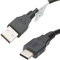 caseroxx Câble USB pour Garmin, câble USB pour câble de chargement ou transfert de données en USB-C DriveSmart 76 Noir