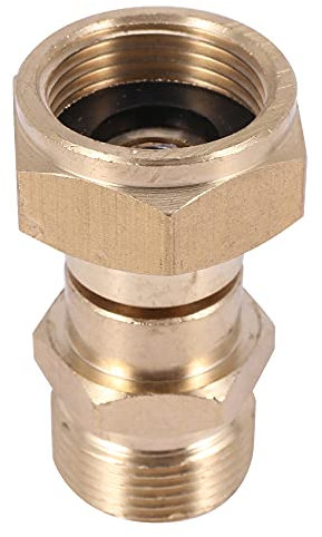 Geieold Articulación giratoria para lavadora a alta presión, Adaptador Manguera, pistola sin pliegues, conexión de manguera, M22, conector de 14 mm, 3000 psi