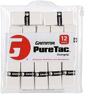 GAMMA Unisex-Erwachsene PureTac Tennis Tennisgriff, Weiss/opulenter Garten, 12