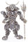 ECIS 3D DIY Steampunk Metall Modell, Stierköpfiger Mann 3D Metall Modellbausatz, Surrealistisch Metall DIY Metal Model Kit, Erwachsene 3D Metall Puzzle Steampunk für Schreibtisch Dekoration
