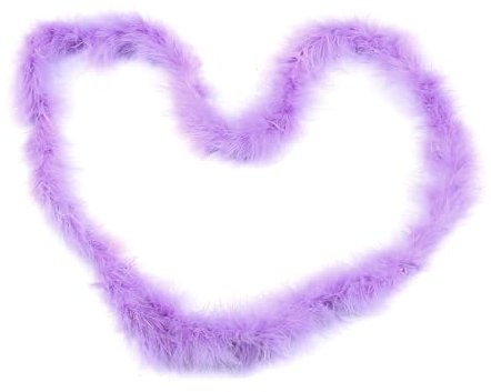 Damen Bunte Federboa Truthahnfedern 2M Federboa Flauschige Partydekor Kostümverkleidung Requisite Showgirl Kostüm Accessoire Karneval Boa Feder Schal Karneval Themenparty(ø 8~10cm) Helles Lila