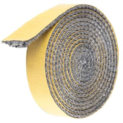 Tira de Sellado Resistente al Calor, Cinta de Sellado para Chimenea, Autoadhesivo Impregnado de Junta, Autoadhesivo Junta Cristal para Estufa de leña, para chimeneas, Multicolor, 3mm*20mm*3m