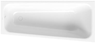 BetteSpace S Eck-Badewanne, 170x75cm, 1140, 1 Rückenschräge, weiss, Einbau rechts, 1140-000AS, Farbe: Weiß glänzend