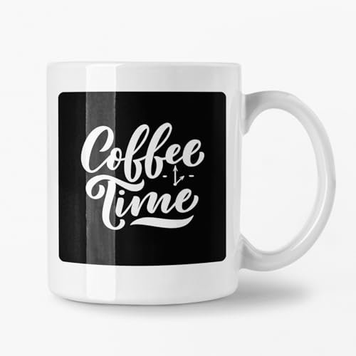 Tasse 355ml - Weiß - Coffee Time