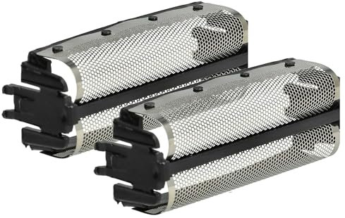 vhbw 2x Doppelscherfolie kompatibel mit Remington Elite XLR9500, XLR9200, XLR9400, XLR9000 Elektrorasierer + Rahmen, schwarz