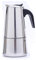 Stainless Steel Espresso Coffee Maker Stove Top Percolator 2/4/6/9 Cups Moka Pot ， Makes Real Italian Coffee, Moka Pot 2/4/6/9 Cups ， Stainless Steel (A-6Cups/300ML)