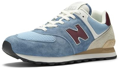New Balance Unisex-Adult 574 V2 Unisex Sneaker, Shoreline Blue/Stillwater, Men 6 M/Women 7.5 W