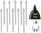 (10*Soft Tips) Tab S6 Lite/S7/S8/S9/S10 Pen Tips,Nibs Replacement for Samsung Galaxy Tab S6 Lite/S7/S8/S9/S10 Pen Tablet All Verison Stylus S Pen Replacement Tips/Nibs+Tweezers (10*Soft Tips White)
