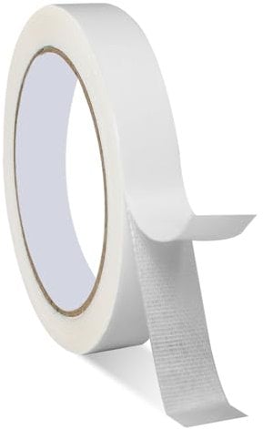 YHTCC 15mm×20m Double Sided Fabric Tape, Double Sided Carpet Tape, Multifunctional Double Sided Mounting Tape for Furniture fixation, DIY Crafts