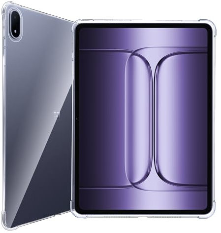 Heioloo Hülle für OnePlus Pad 3 13.2 Schutzhülle mit Kickstand [Nie Vergilbung] Stoßfest Silikon Hülle Kratzfest Weiche Durchsichtige Bumper Rückseite Cover