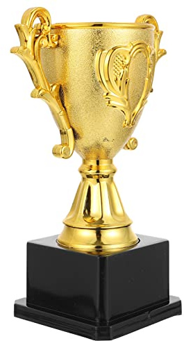 SHINEOFI Trophées De Récompenses Coupe De Trophée en Or De 18 Cm Trophée en Plastique pour Enfants pour Le Sport Les
