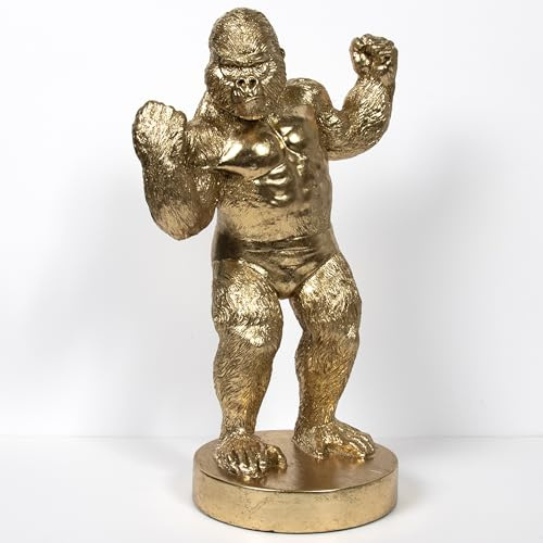 Lesser & Pavey Animals with Attitude Gorilla Muscle Man Home Decor Figurines & Ornaments For Home & Office | Decorative Accessories Statues For Indoor & Outdoor | Lovely Gifts for Women & Men