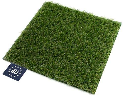 Primaflor Kunstrasen Protector B1 | 400 x 700 cm | Grün | 27 mm | UV-stabil | wasserdurchlässig | schwer entflammbar | B1 Kunstrasen für Messe & Event | Rasenteppich für Innen- und Außenbereiche