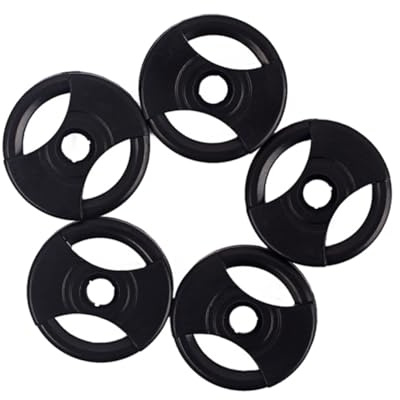LOLIPPYY 5 Stück Teiliges Vinyl Record Adapter Schwarz Langlebiger Plattenspieler Ersatz Stabiler Schallplattenkonverter für Phonographen Einfach zu Bedienen Kompatibel mit Schallplatten