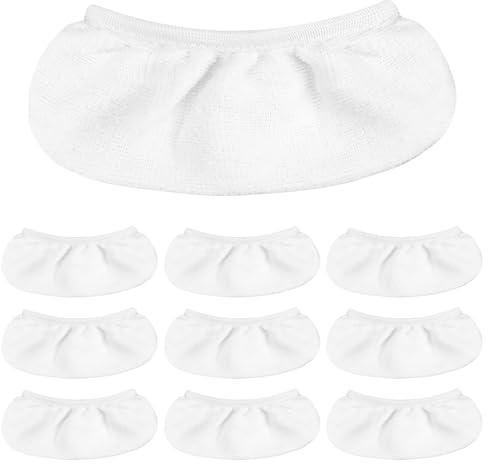 10 Stück Universelle Wiederverwendbare Dampfreiniger Ersatzpads, Mikrofaser Ersatz-Tücher für Hand Dampfreiniger - Waschbare Dampfwischpads für Boden, Wand & Kleidung