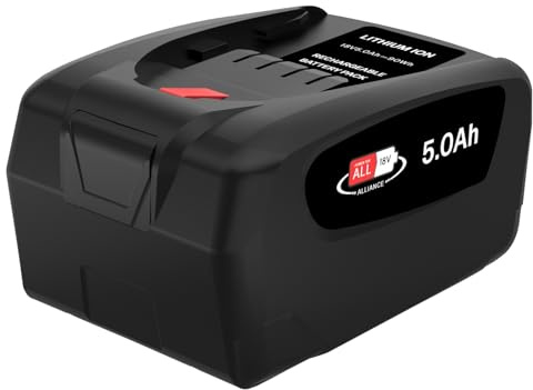 18V 5.0Ah Battery for Bosch Home and Garden 18 Volt Battery Replacement, Compatible with Bosch PBA PSB PSR Gardena/Gloria Cordless Power Tools Batteries 1600A011T8