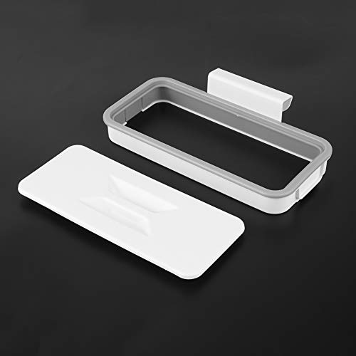 Générique Support à sac poubelle suspendu avec couvercle déchets sans main accessoire écologique pour la maison cuisine salle de bain garage camping et camping-cars