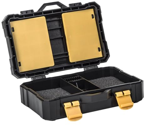 TEMPNAP Camera Battery Case and Memory Card Storage Box, Waterproof Shockproof Portable Photography Supply Organizer for Rechargeable Batteries and Compact Flash Cards, Black Protective