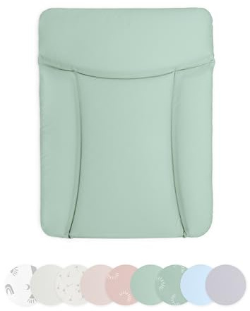 Ehrenkind® Abwaschbare Wickelauflage - Hygienisch, Sicher und Vielseitig in Jade | Wickelauflage 50x70 | Wickelunterlage | Wickeltischauflage abwaschbar