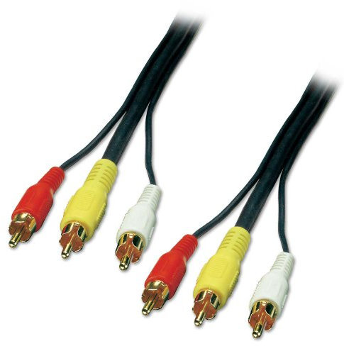 Lindy 35540 - Cavo Audio-Video - 3 x RCA - M/M, 1m