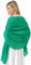 bridesmay Damen Halstuch Sommer Schal Festliche Stola für Abendkleid Hochzeit Chiffon Silk Scarf Grün Green L