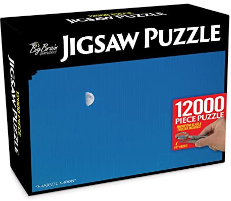 Prank-O 12000 Teile Puzzle - Weißer Elefant Geschenke für Erwachsene, Leere Box, Gag Geschenkbox für Puzzle-Liebhaber, Scherzgeschenke für Weihnachten, Feiertage, Partys