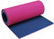 Yate doppelte 2 farbige Schaumstoff dicke Campingmatte Gymnastikmatte incl. Elastikbänder 180 x 50 x 12 wasserdicht und schmutzabweisend sehr, ideal für Sport und Camping (blau/pink)