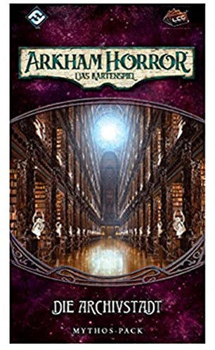 Asmodee | Fantasy Flight Games | Arkham Horror: LCG – Die Archivstadt | Erweiterung | Expertenspiel | Kartenspiel | 1-4 Spieler | Ab 14+ Jahren | 45+ Minuten | Deutsch