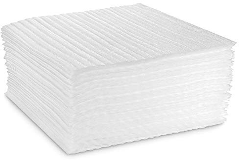 ASelected 50-Count Packing Foam Sheets, 12 x 12 Cushion Foam Sheets Packing Supplies Safely Wrap to Protect Dishes Glasses Plates Fragile Items
