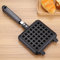 Waffle Makers & Irons, Egg Waffle Maker, Stove Top Waffle Iron Non-Stick Waffle Maker Pan Mould Press Plate Cooking Baking Tool Waffle Makers Make Crispy Egg Waffle in 5 Minutes