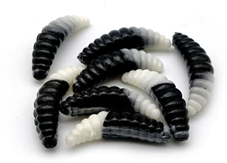 Trout Slay 35mm, Forellenköder, Gummiköder, Angelköder, Bienenmaden (#008 UV)