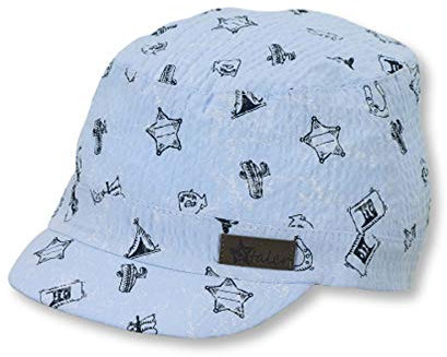 Sterntaler Baby Jungen Mátze Winter Hut, Blau, 47 EU