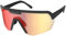 Scott Sport Shield Fahrrad Brille schwarz/Chrome rot