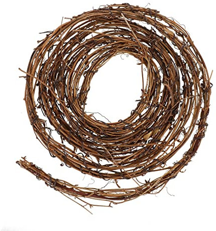 DIY Handwerk Weinreben Kranz Herbst Kranz für Die Haustür Kranz Ernte Kranz Girlande Weihnachtsfeier Wandbehang Kranz Natürliche Rebe Party Ornament 4. 6M