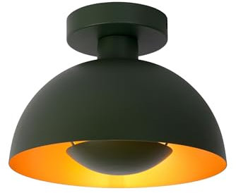 LUCIDE SIEMON - Deckenleuchte - Ø 25 cm - 1xE27 - Grün