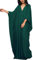 YouKD Einfarbiger Langer Kaftan für Damen Maxikleid Plusgröße Homewear Bikini Beach Cover Up Roben