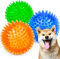 3 PCS Balles Jouet pour Chien, Balles Couinantes pour Chien, Balle à Mâcher pour Chien, Jouet Flottant pour Piscine, Jouet à Lancer pour Chiot, Jouet à Mâcher pour L'ennui