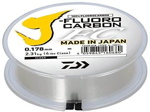 Daiwa Fluorocarbon J Fluoro - 50 m - D.0.8 mm - R.30.56kg/60lb - Translucent - 12220080