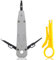 Wire Cutter Knife Telecom Pliers Punch Down Tool Ethernet Krone Tool for RJ45 Socket Cat5/Cat6/Ca7 & Telephone Cable Impact IDC Data Punchdown Tool