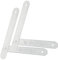 Angoily 2pcs Reinforced Tie Rods for Loft Ladder Replacement Hinges Attic Ladder Hinges Lightweight Aluminum Alloy Hinge Kit