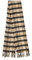s.Oliver BLACK LABEL Karierter Schal mit Fransen mokka 1