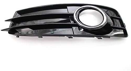 EASTERTIME Auto Nebelscheinwerfer Blende Abdeckung Frontstoßstange Lampengitter Passend for Audi A3 8P S-Line 2009-2012 Nebelscheinwerfer Grill 8P0807682 8P0807681 Frontstoßstangengitter (Size : Ch