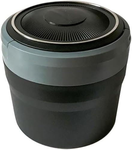 Auto Aschenbecher für VW Passat CC Arteon ID.4 ID.5 Bora Jetta Golf CrossGolf, MüLleimer Mit Deckel Easy Clean Up Aschenbecher Abnehmbarer Auto Aschenbecher,D
