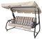 Decorspace 3-Sitzer Hollywoodschaukel Martynica Gartenschaukel und Veranda neigbar zum Bett 200 cm (Wickel)